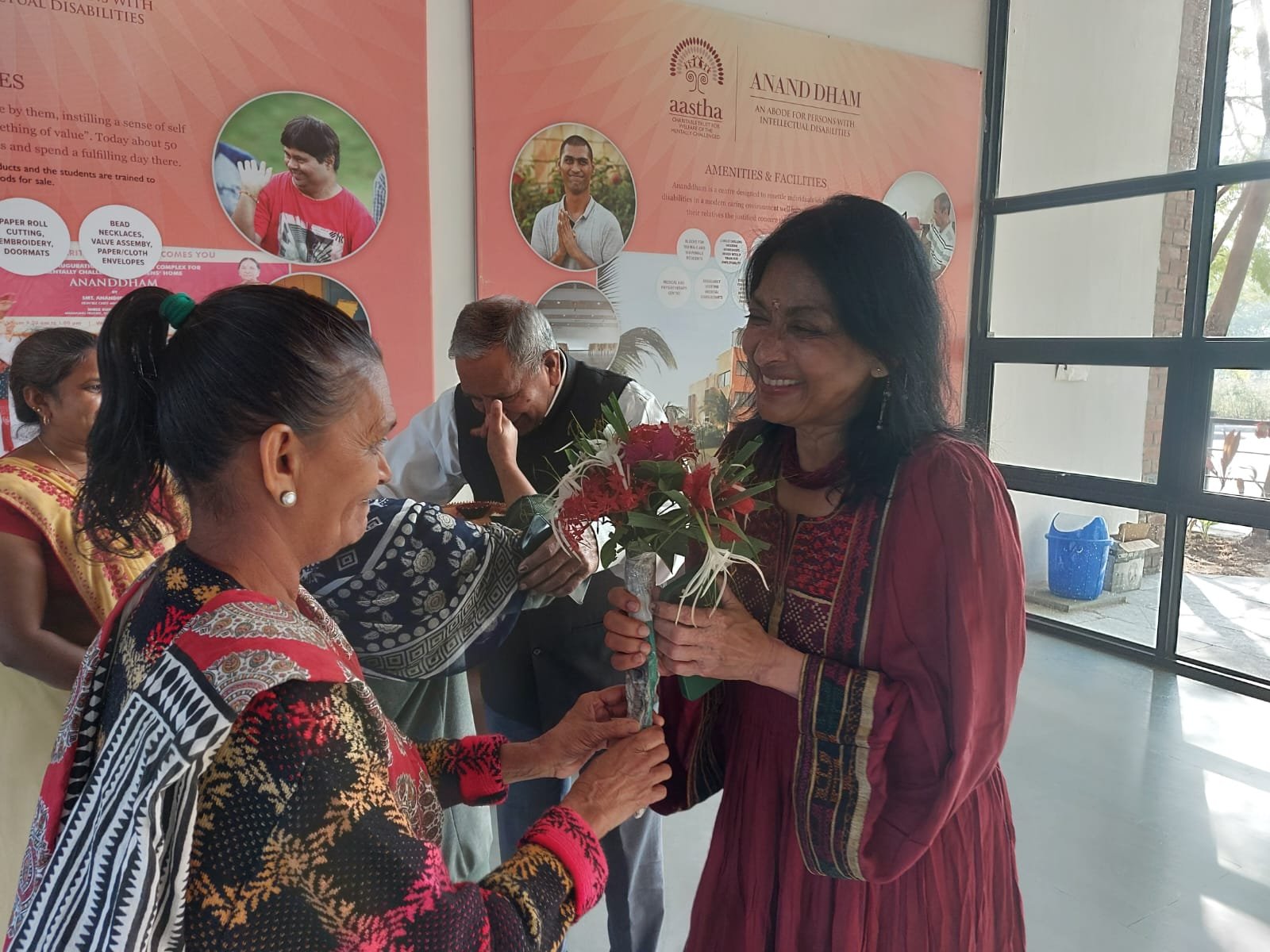 Visit by an Indian classical dancer, activist and actress Mallika Sarabhai